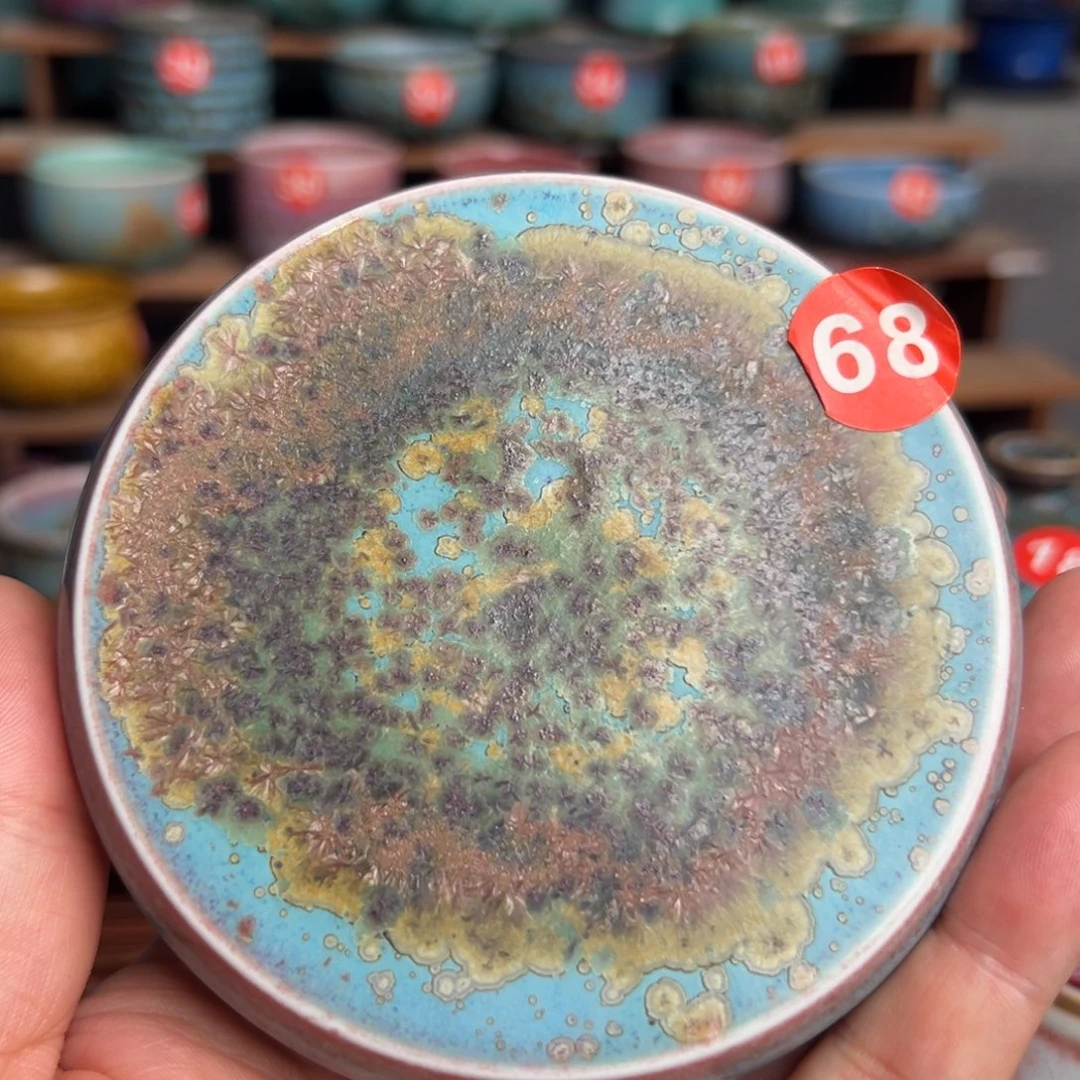 手工制作钧窑茶器