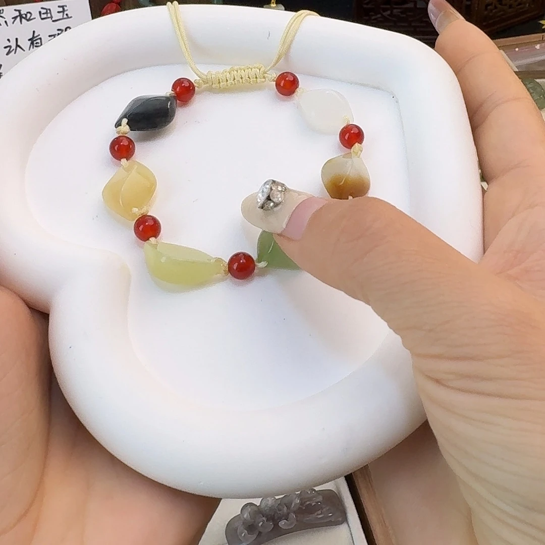 隋***和田玉未镶嵌珠宝半成品