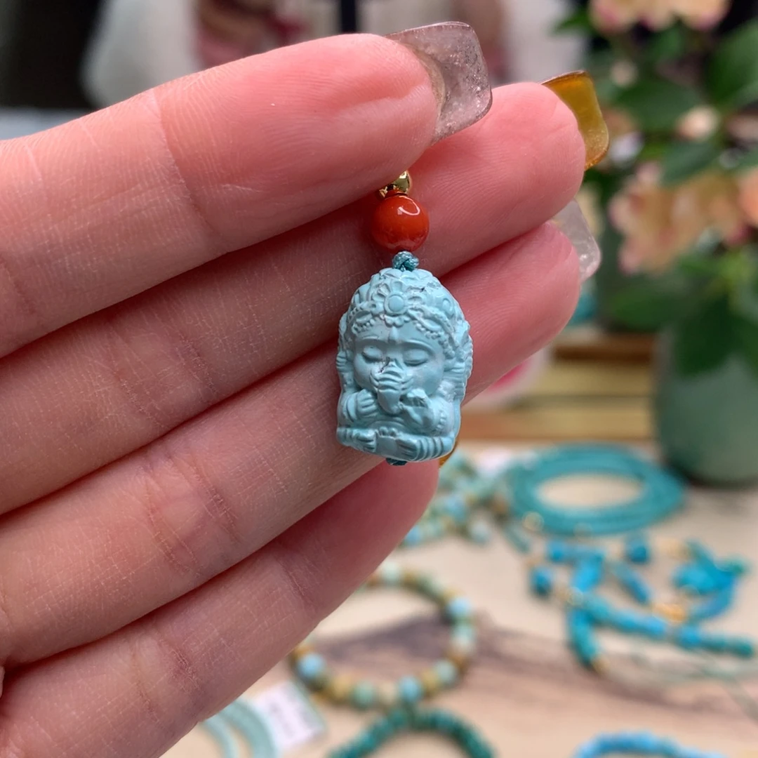 绿松石未镶嵌配饰