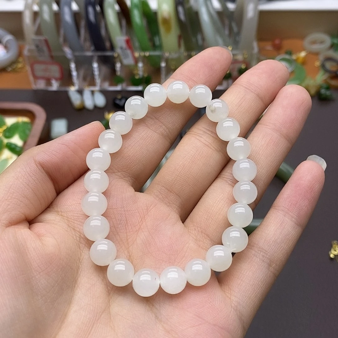 和田玉未镶嵌耳饰