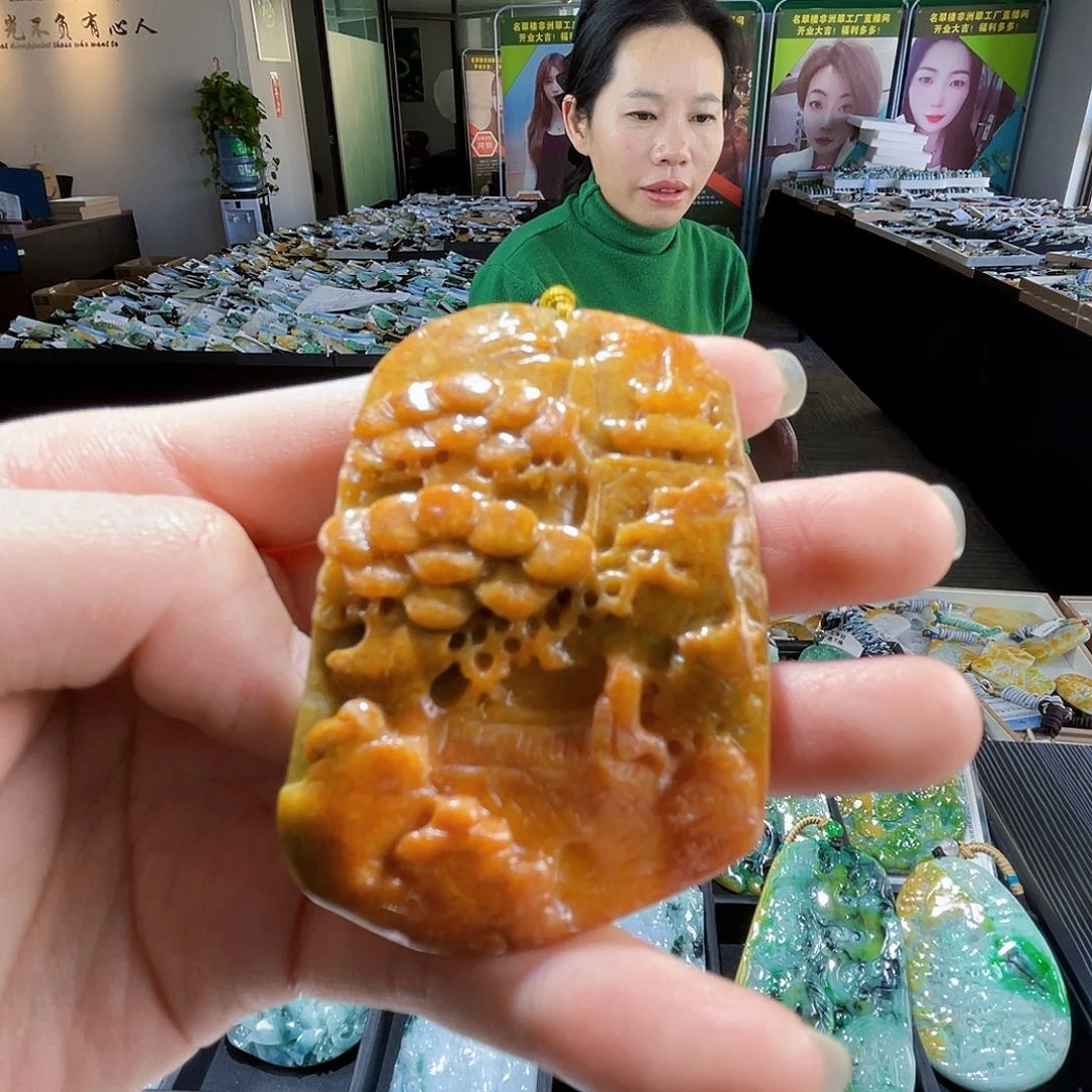 颈饰未镶嵌翡翠翡翠