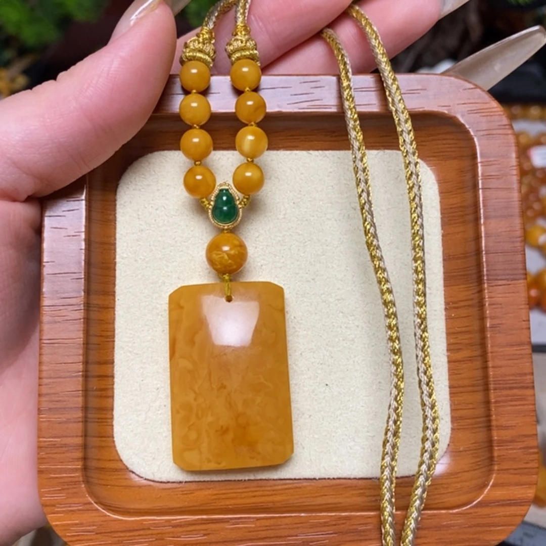 【闪购商品】蜜蜡颈饰未镶嵌项链