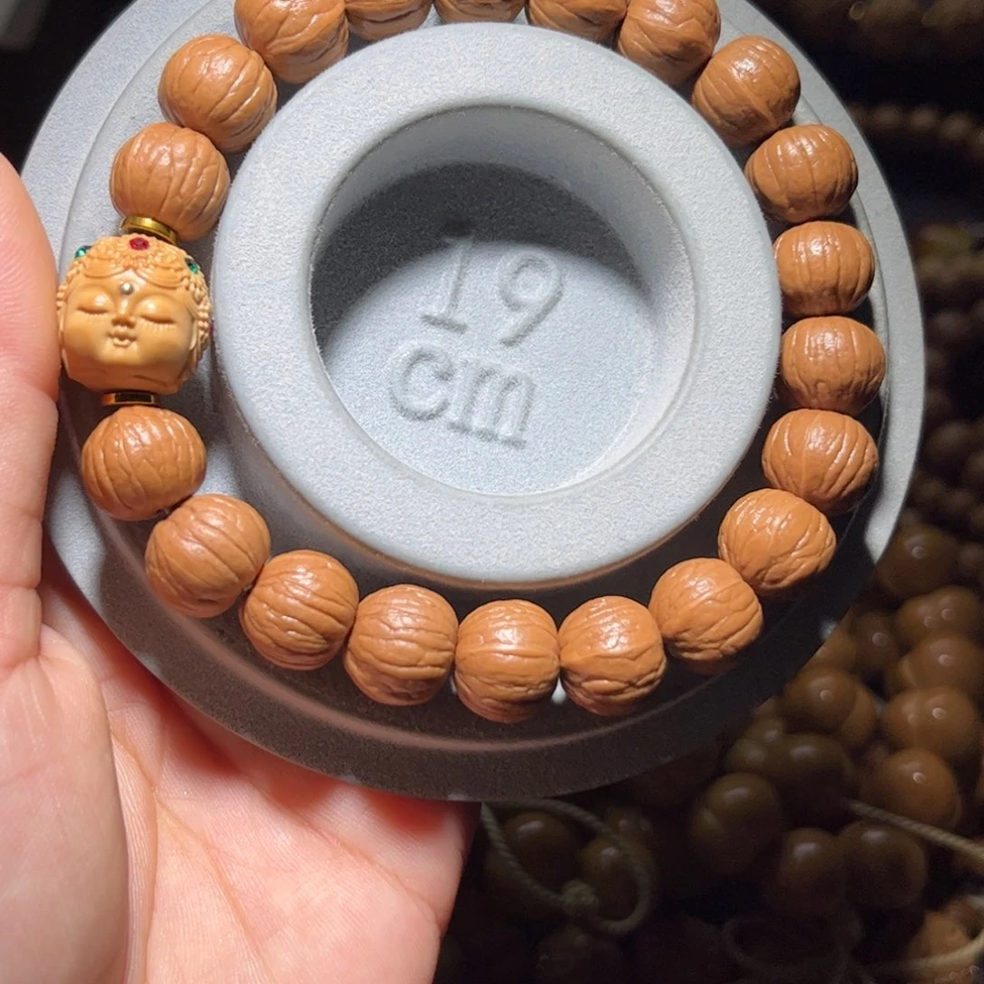 吊坠猴头核桃12三维同尺南瓜手串加绿渡全品无瑕无药