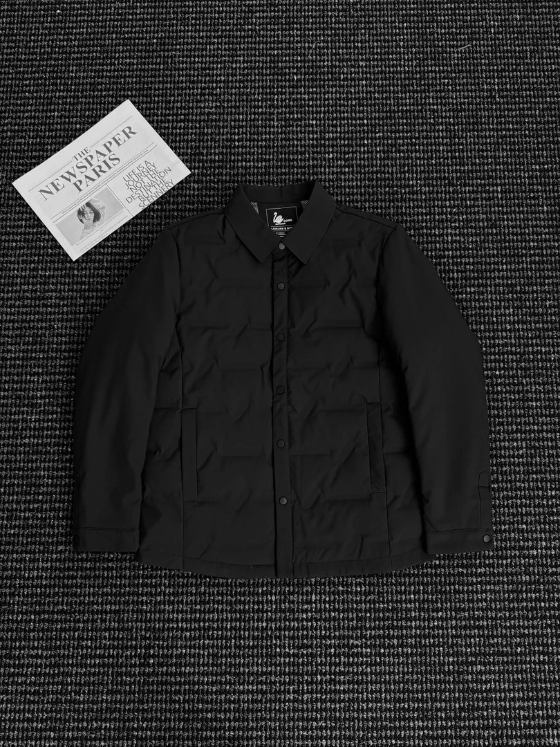 THON BERRY男式羽绒服秋冬款保暖白鸭绒衬衣版轻薄羽绒外套MF002