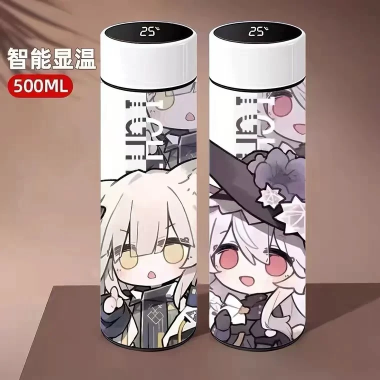 明日方舟周边保温杯智能显温大容量304不锈钢高颜值女学生水杯