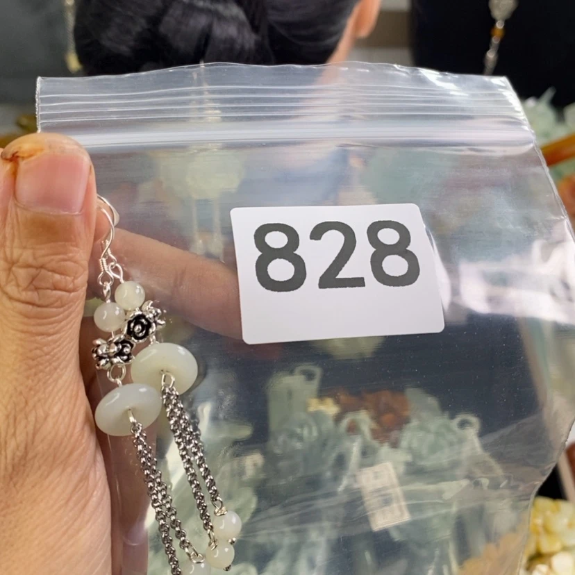 【闪购商品】岫玉发饰未镶嵌铿***?