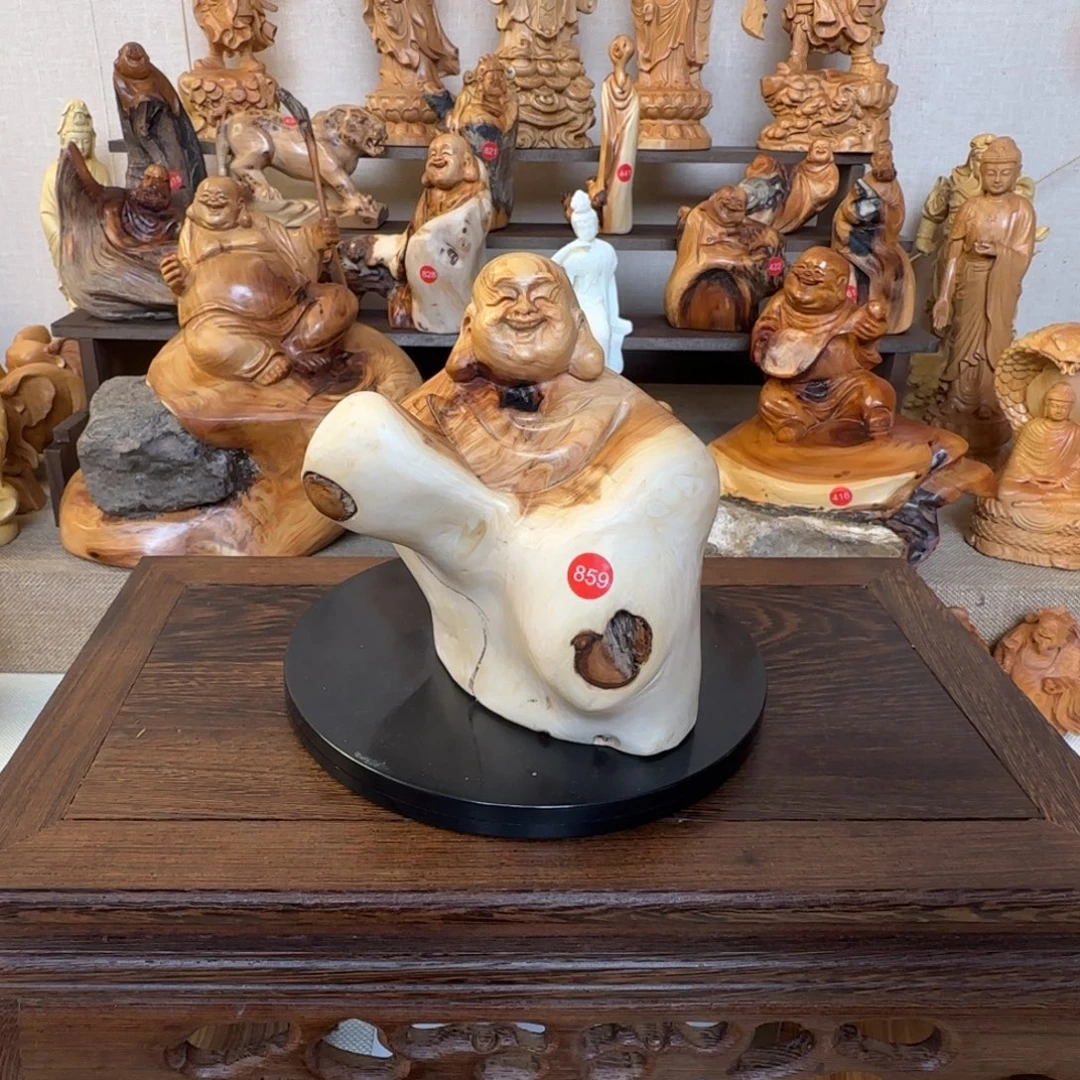 崖柏小木匠艺雕一物一拍