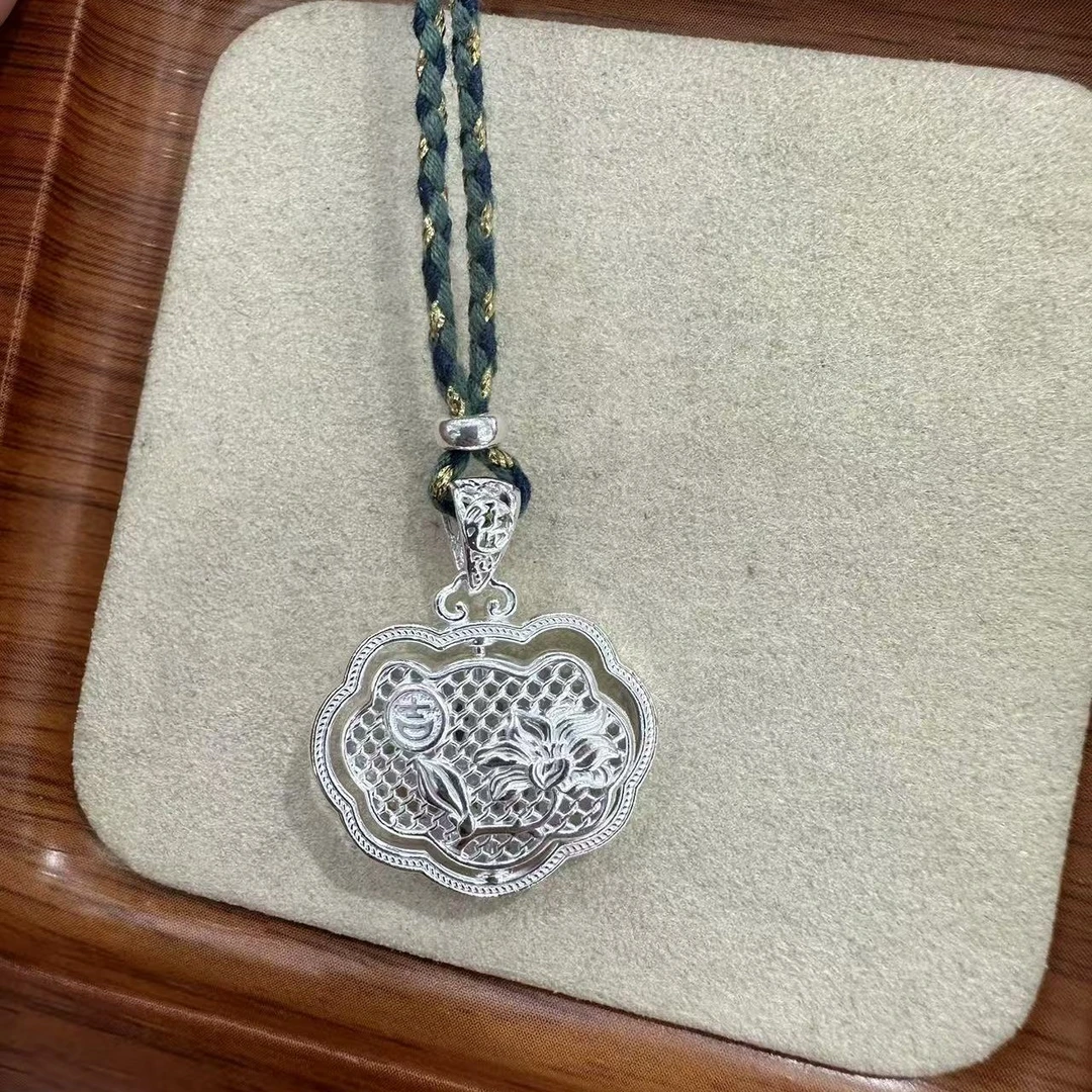 足银手链 990足银纯银锁