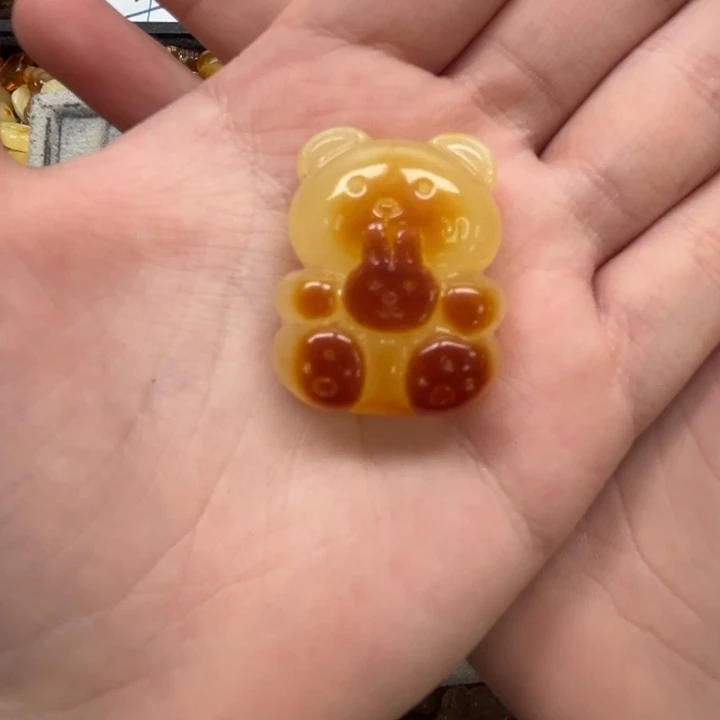 裸石琥珀未镶嵌天然蜜蜡配件