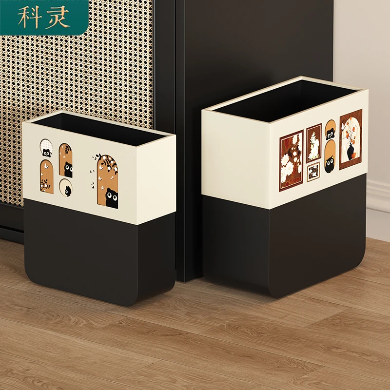 卫生间厕所专用小垃圾桶家用窄缝客厅卧室可爱创意高颜值2025新款