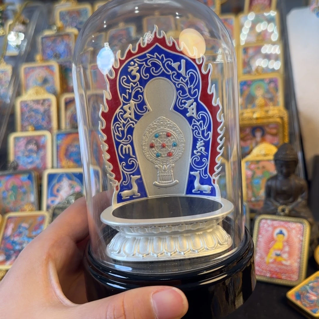 吊坠唐卡供台，热贡，