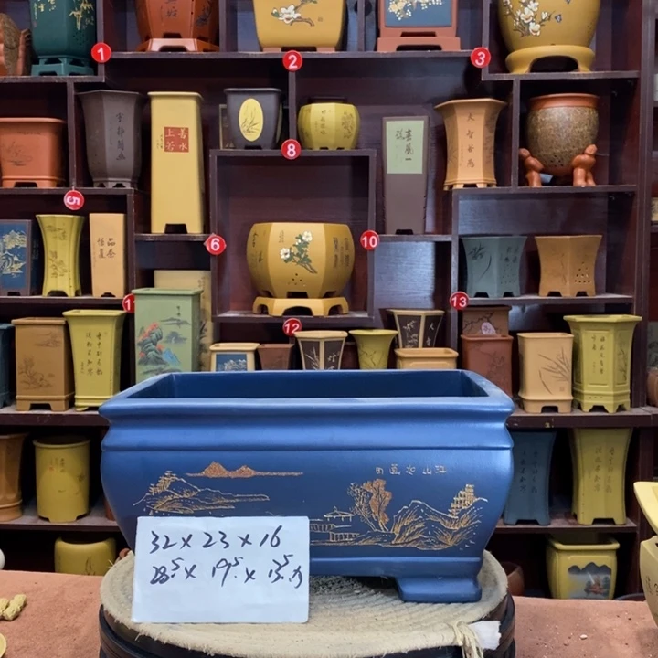 紫砂花盆紫砂花盆