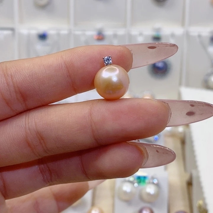 淡水珍珠颈饰银S925镶嵌