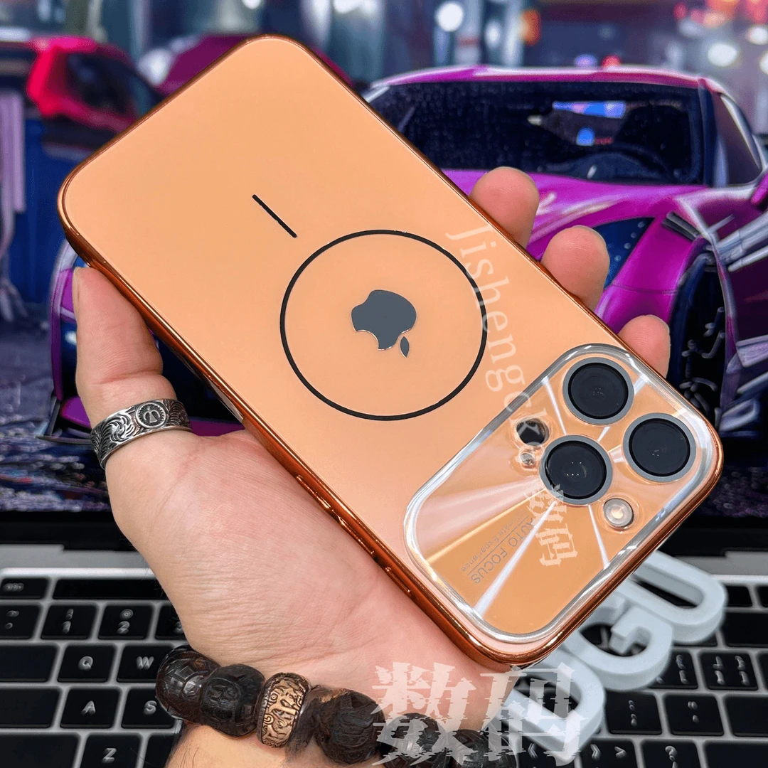 适用苹果16/15/14/13镭射大视窗护镜秒变17全包16promax手机壳硬