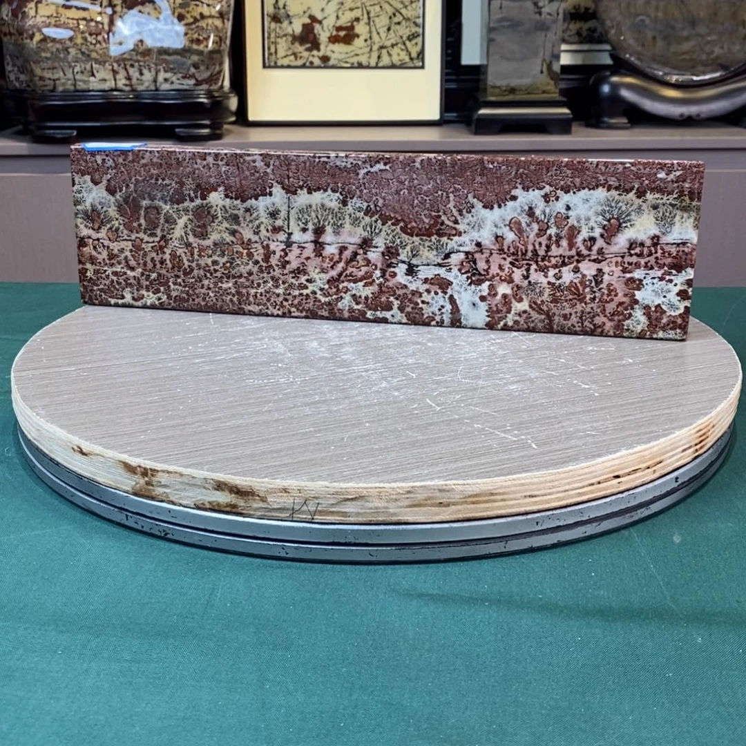 石材广西国画石草花石