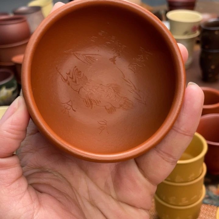 紫砂茶杯?***?原矿紫砂主人杯