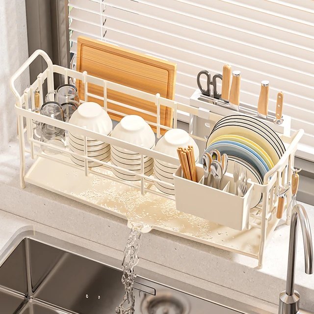 厨房窄款窗台置物架水槽边沥水碗碟架极窄碗架洗碗池碗盘碗筷收纳