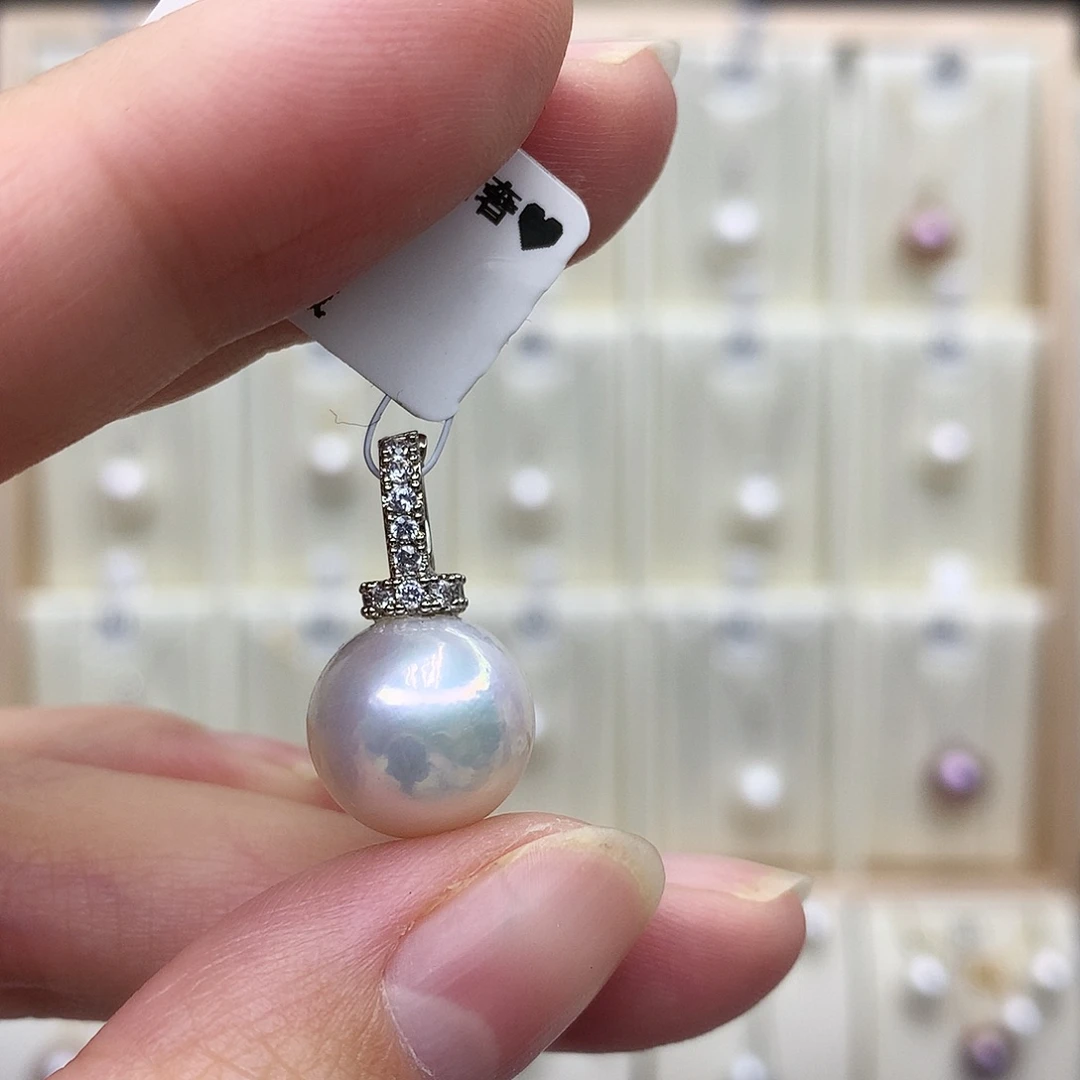 颈饰合金淡水珍珠