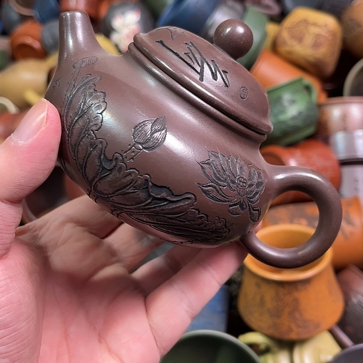 紫砂茶杯全手工紫砂主人杯