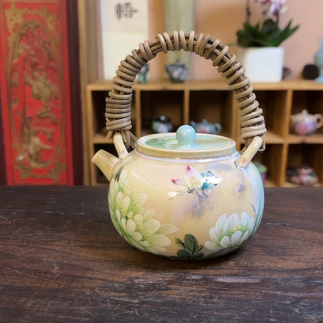 柴烧手工手绘陶瓷
