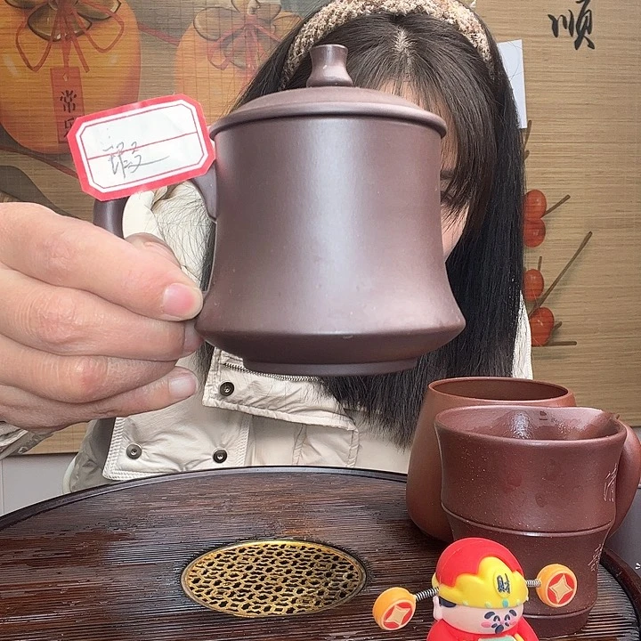 紫砂茶杯原矿紫砂杯