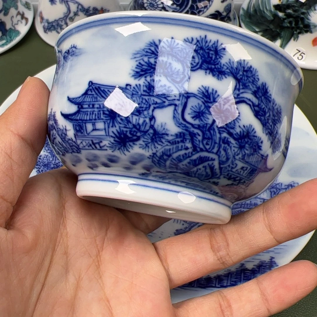 陶瓷景德镇纯手工纯手绘茶具木木2