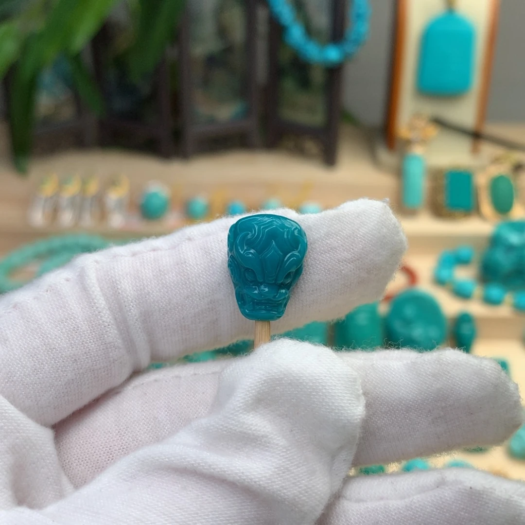 绿松石珠宝半成品未镶嵌