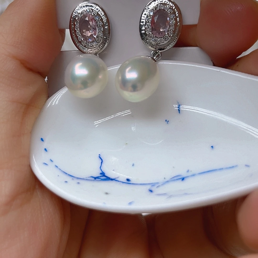 淡水珍珠吊坠或者耳钉未镶嵌