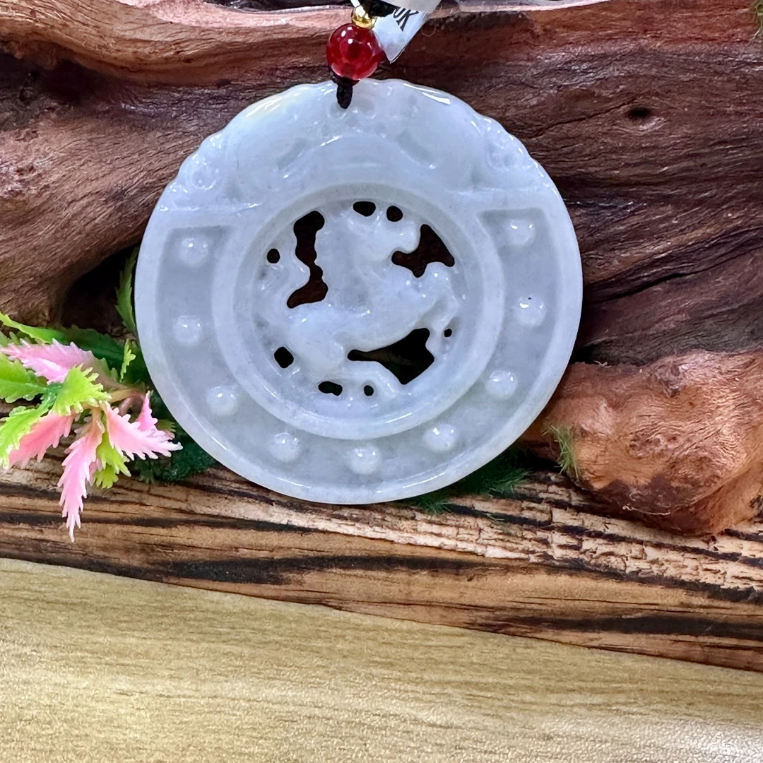 天然A货翡翠马牌（多样性发一）QB36960K