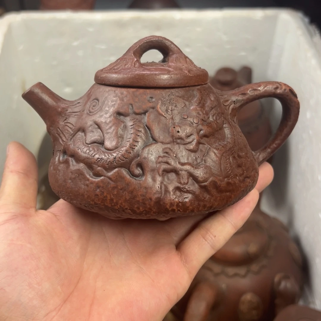 茶壶紫砂宜兴原矿紫砂壶300毫升容量