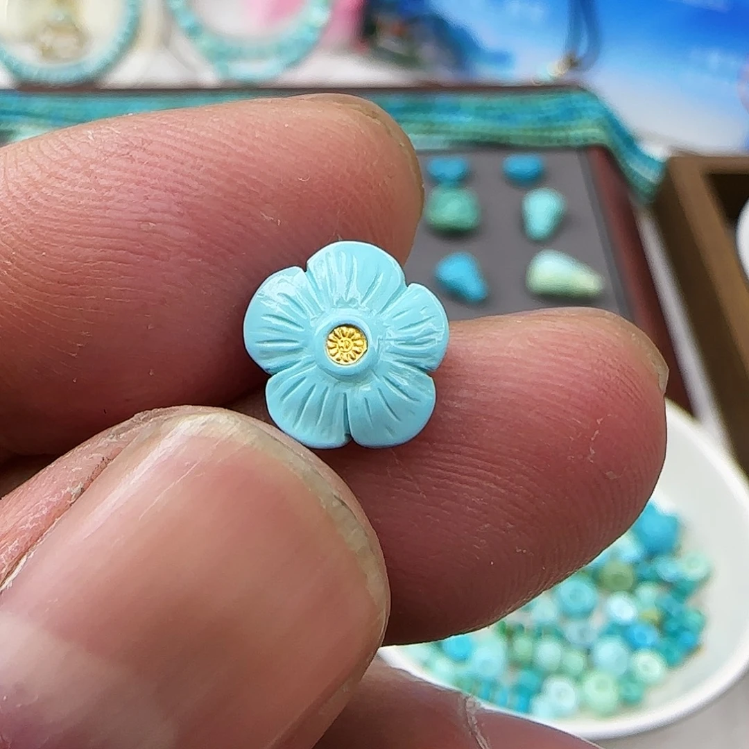 绿松石未镶嵌配饰