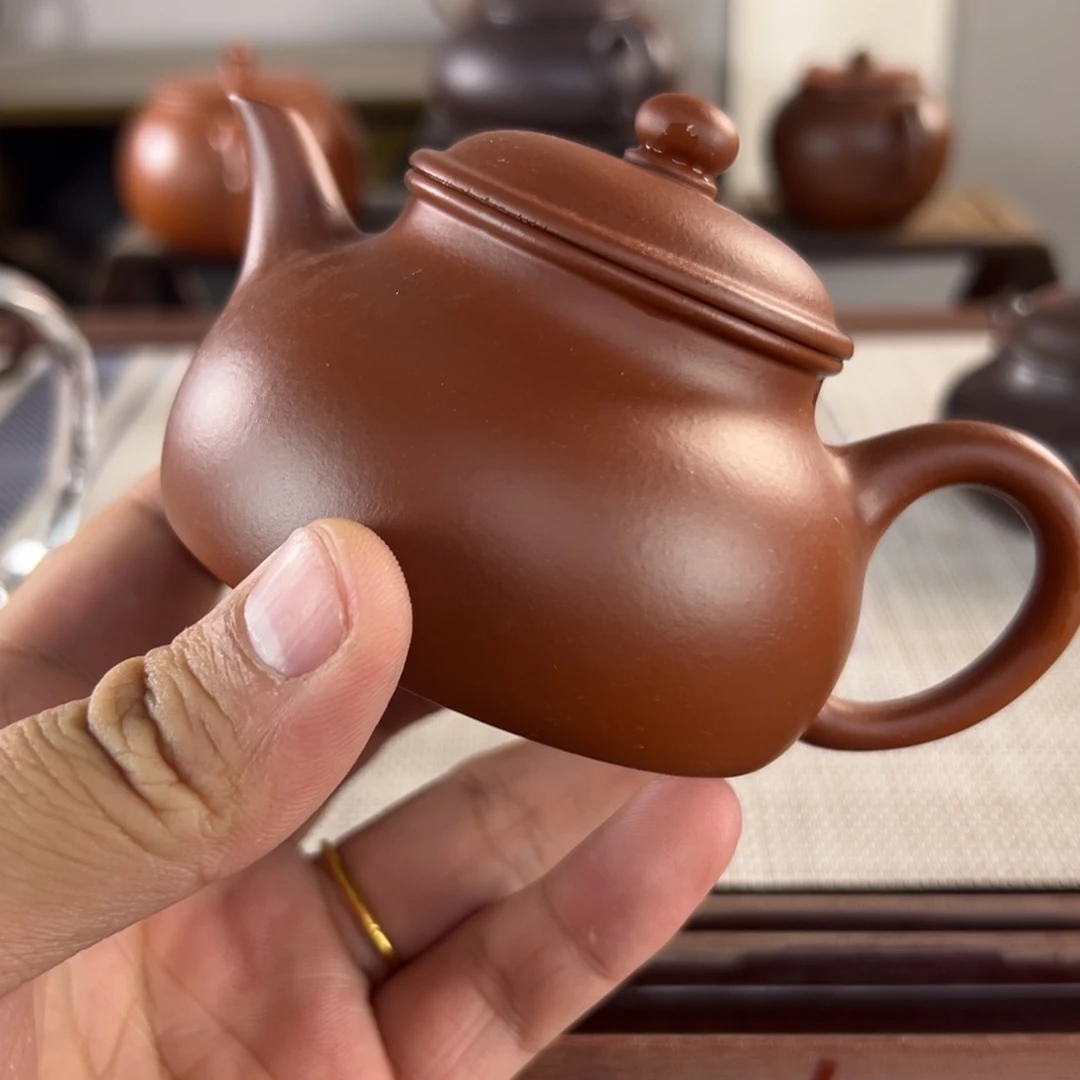 紫砂原矿紫砂 微瑕茶壶无**卒