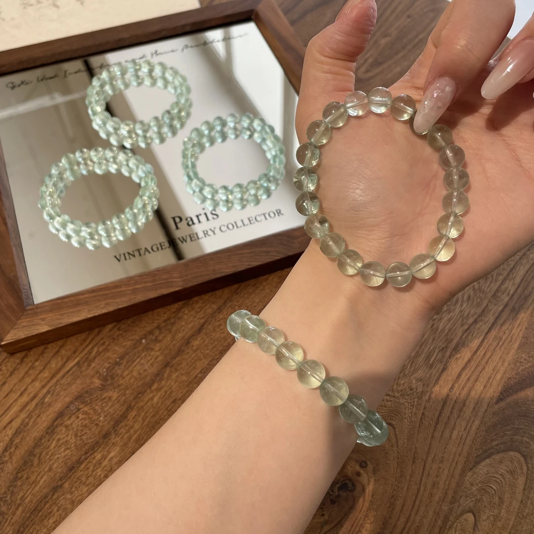 【薄荷之夏】H绿萤石手串 多样性发一 颜色微差