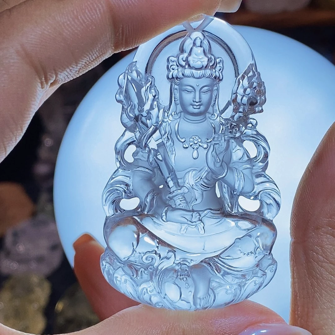 炳***渊颈饰水晶未镶嵌吊坠