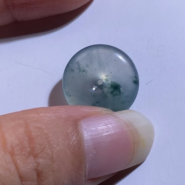 翡翠未镶嵌吊坠(不含链)翡翠平安扣