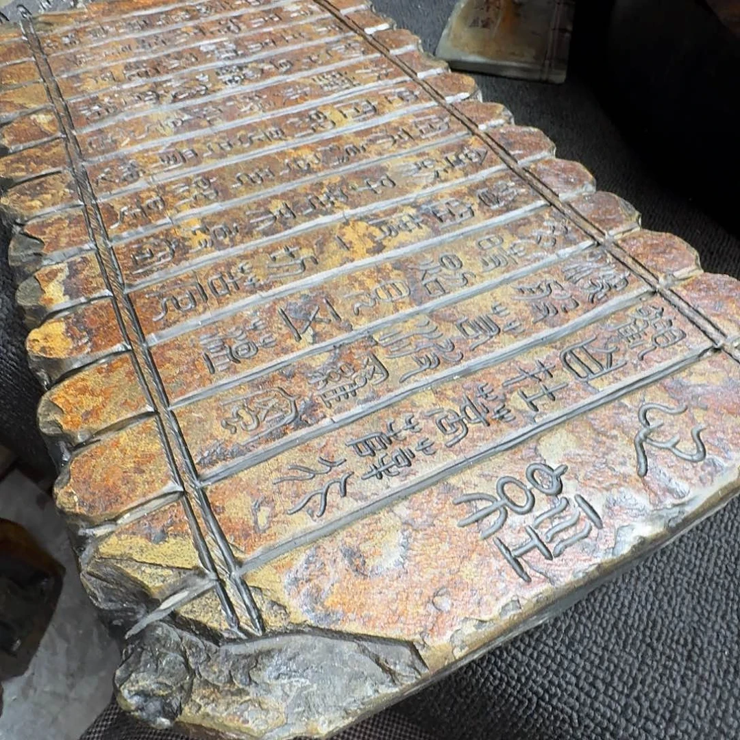 三*歙砚石刻干泡茶盘