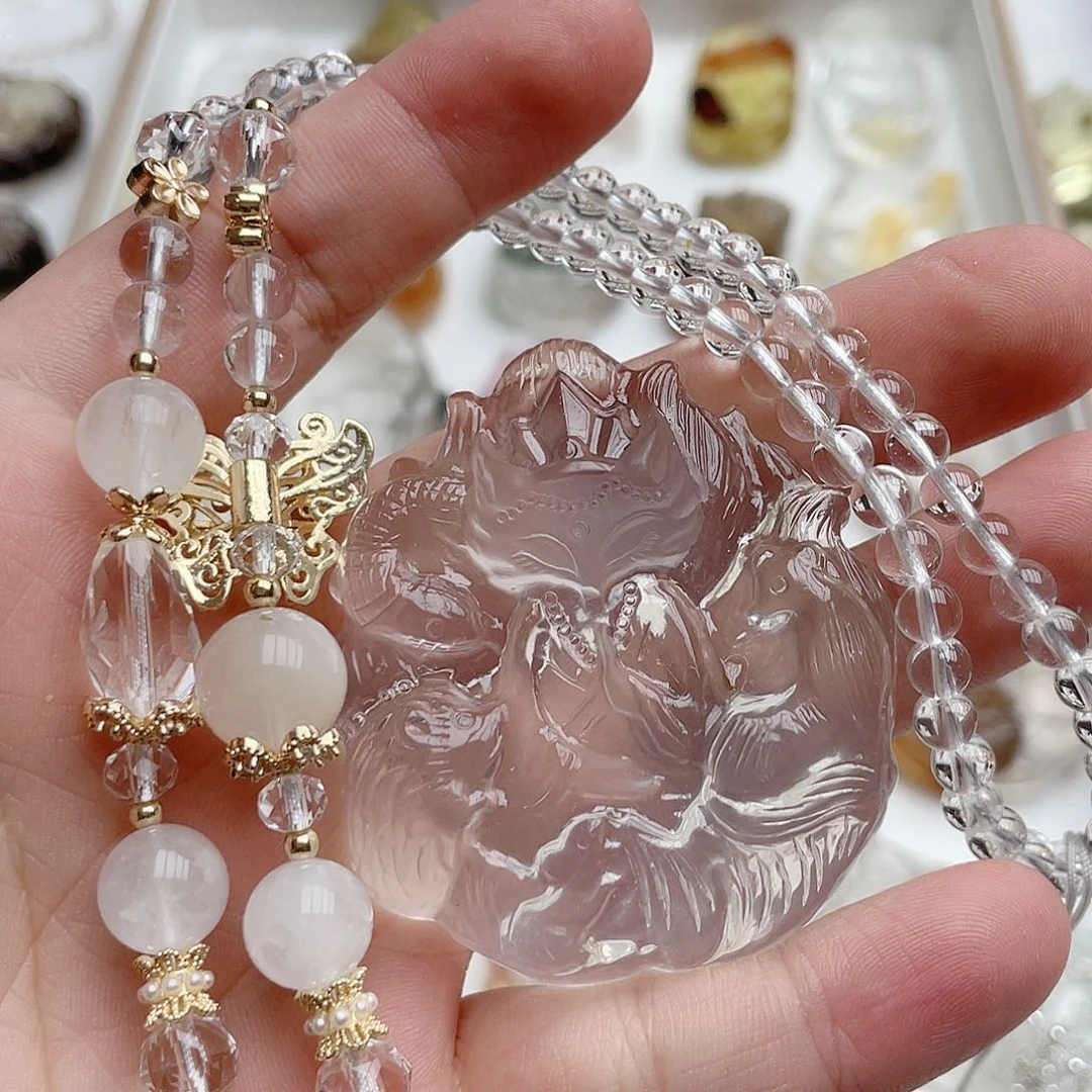 吊坠(不含链)未镶嵌水晶飘*