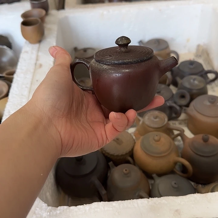 紫砂茶壶坭兴陶龙窑柴烧大寺