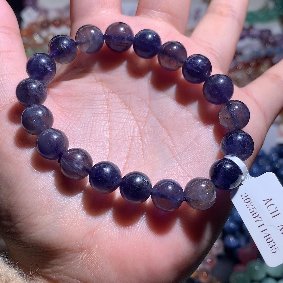未镶嵌手链水晶彼岸花血滴堇青10