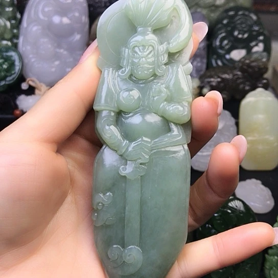 和田玉（碧玉）未镶嵌把件