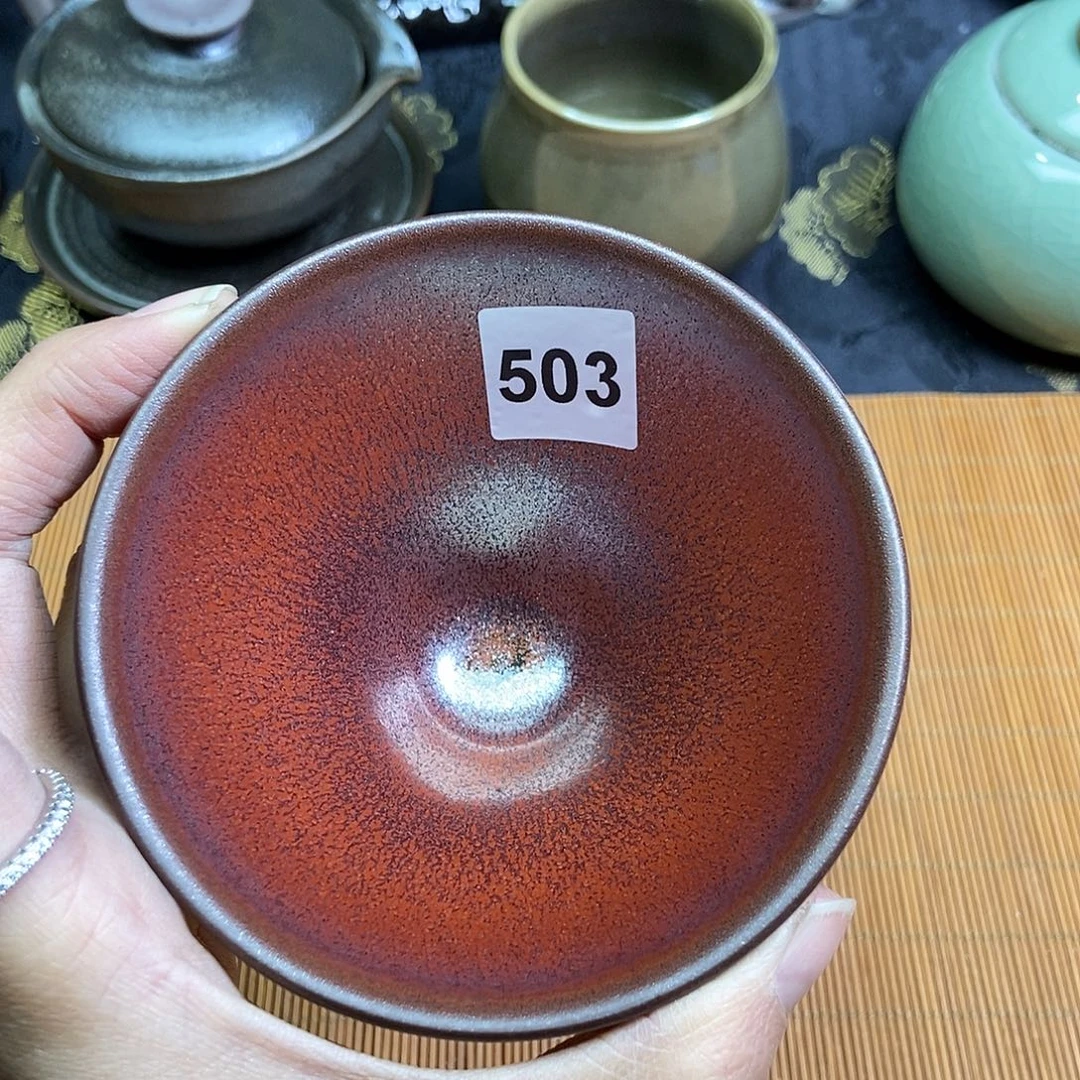 茶盏伊伊建窑建盏茶器503