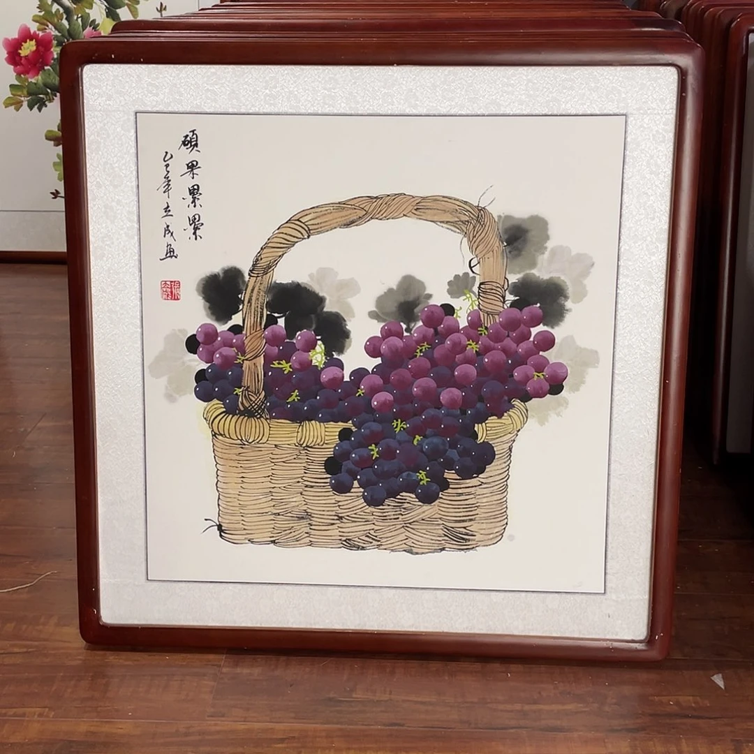 国画带框尺寸63*63厘米