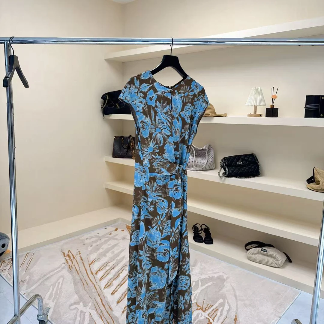 【文5155】 高级印花连衣裙