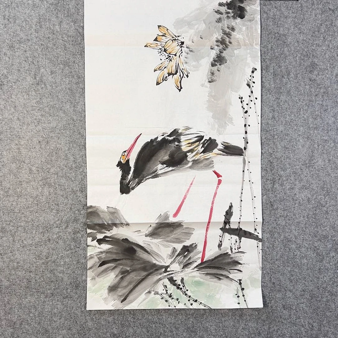 国画330 花鸟在此鸣叫时还要一