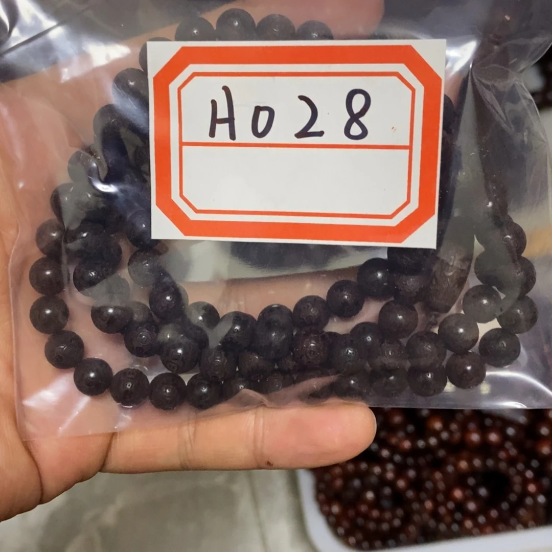 檀香紫檀（小叶紫檀）手串/手链0.8雕刻串