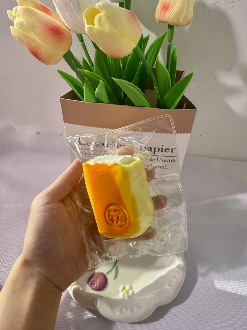 原味一口软咬掉食品级硅胶捏捏乐肌无力奶油泥爆浆感捏捏玩具微瑕