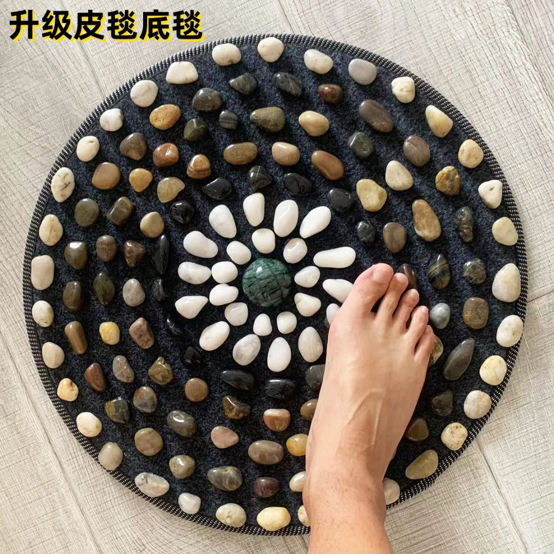 精选天然鹅卵石足底穴位按摩脚垫脚底指压板升级脚趾垫在家足疗垫