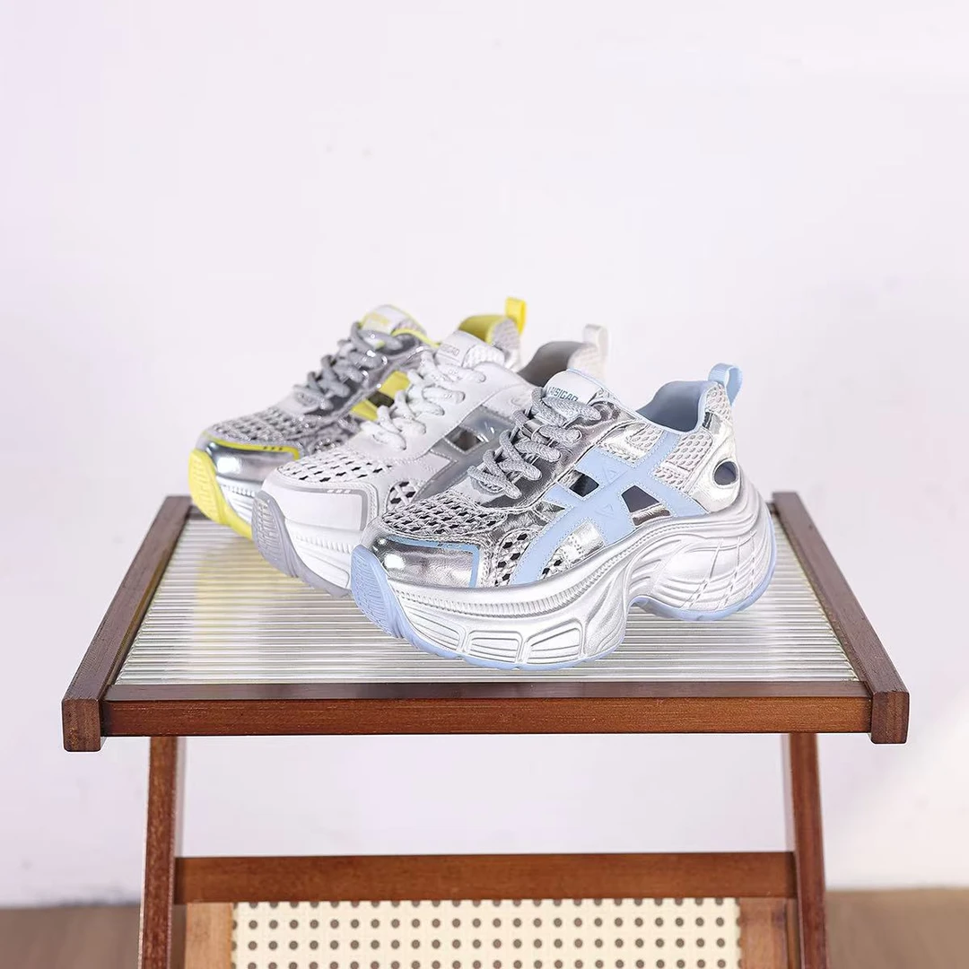 2025增高8公分系带时尚休闲鞋潮流女鞋厚底春季8120