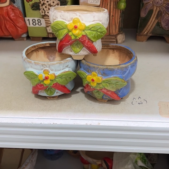 粗陶材质多肉花盆