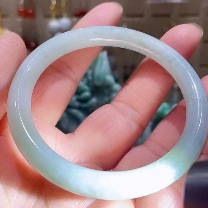 翡翠未镶嵌手镯天然缅甸翡翠A货手镯